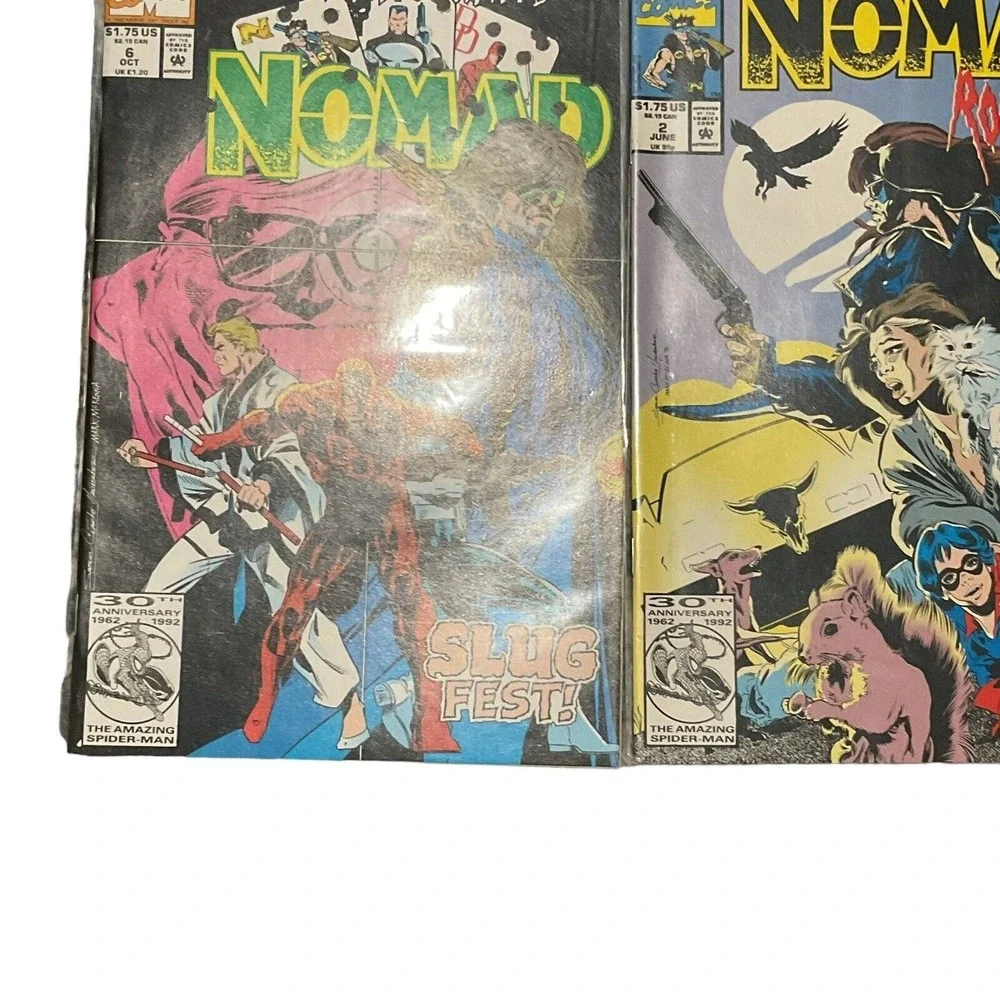 Nomad Lot Of 6 Comic‎ Books 1992 Dead Man's Hand Roadkill